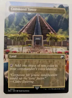 Command Tower (Borderless) Universes Beyond: Jurassic World - MTG - Image 1