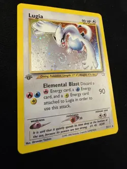 Pokemon TCG - Lugia 🌟 9/111 - Neo Genesis ⭐ 1st Edition - HP - WOTC - Swirl 🌀 - Image 2