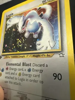 Pokemon TCG - Lugia 🌟 9/111 - Neo Genesis ⭐ 1st Edition - HP - WOTC - Swirl 🌀 - Image 5