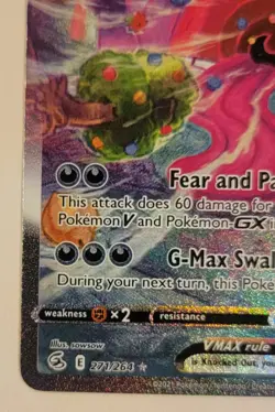 Pokemon Gengar VMAX Alternate Art Secret Rare Holo 271/264 Fusion Strike - Image 5