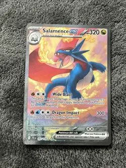 Pokemon TCG Salamence EX Journey Together Special Illustration Rare Holo 187/159 - Image 1