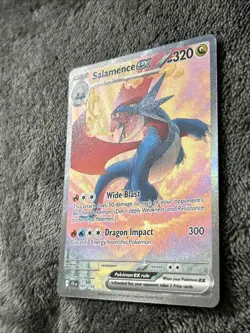 Pokemon TCG Salamence EX Journey Together Special Illustration Rare Holo 187/159 - Image 4