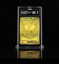 2025 POKEMON PFL EN-PHANTASMAL FLAMES MEGA CHARIZARD X EX 130/094 TAG 9 - Image 1