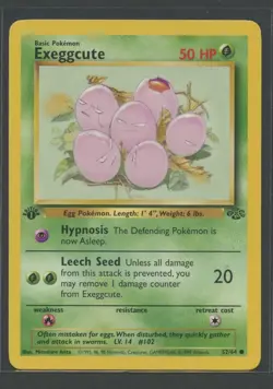 Exeggcute 1. Edition | Jungle 52/64 | Pokemon Karte EN NM Owei 1999 - Image 1