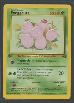Exeggcute 1. Edition | Jungle 52/64 | Pokemon Karte EN NM Owei 1999 - Image 3