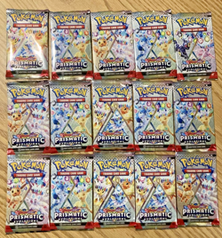 Pokemon Prismatic Evolutions Booster Packs 15x Factory Sealed - Image 1