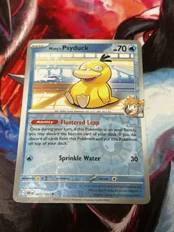 Pokemon Misty's Psyduck Sv10 Destined Rivals 045/182 Reverse Holo TCG 2025 - Image 1