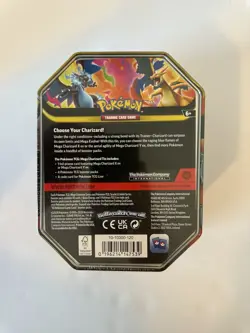 Pokemon TCG Mega Charizard Y EX Tin W/ Charizard Promo Factory Sealed SHIPS FAST - Image 2