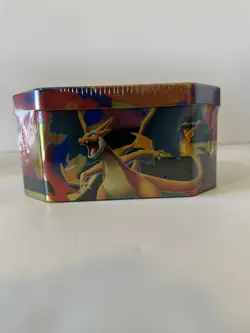 Pokemon TCG Mega Charizard Y EX Tin W/ Charizard Promo Factory Sealed SHIPS FAST - Image 4