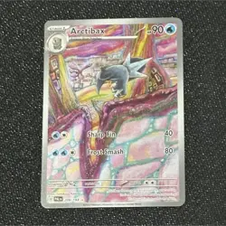 Pokemon Arctibax 209/193 SV02: Paldea Evolved Illustration Rare Full Art Holo - Image 1