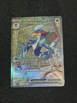 Pokemon Quaquaval ex 260/193 Sv02: Paldea Evolved Special Illustration Rare Holo - Image 1