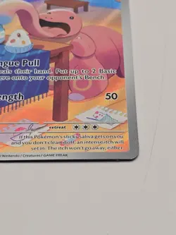 Pokemon TCG Lickitung 180/162 Temporal Forces Illustration Rare NM - Image 2
