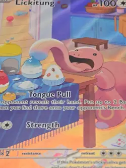 Pokemon TCG Lickitung 180/162 Temporal Forces Illustration Rare NM - Image 5