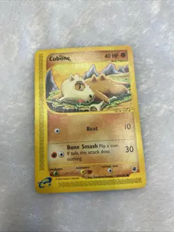 Pokemon Cubone 103/165 - Expedition Base Set - Non-holo- LP - Pokemon TCG Note - Image 1
