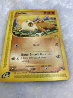 Pokemon Cubone 103/165 - Expedition Base Set - Non-holo- LP - Pokemon TCG Note - Image 2