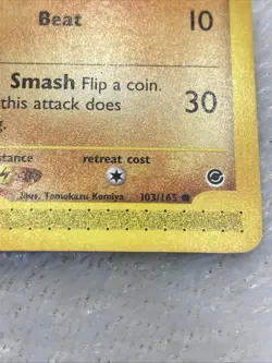 Pokemon Cubone 103/165 - Expedition Base Set - Non-holo- LP - Pokemon TCG Note - Image 4