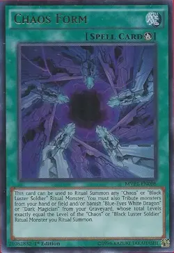 Chaos Form - MVP1-EN008 - Ultra Rare - 1st Edition Near Mint Yugioh Card - Image 1