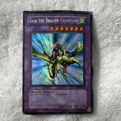 Gaia the Dragon Champion LOB-125 Fusion ATK/2600 DEF/2100 Konami Yu-Gi-Oh TCG - Image 1
