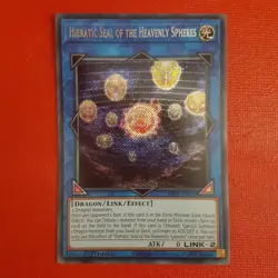 Yugioh Hieratic Seal Of The Heavenly Spheres RA02-EN039 1st Edition Secret Rare - Image 1