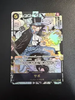 2023 ONE PIECE JAPANESE OP04-KINGDOM OF INTRIGUE #83 SABO MANGA ALT ART - Image 1