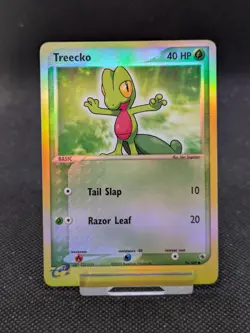 Treecko Reverse Holo 76/109 EX Ruby & Sapphire Pokemon Card NM - Image 1