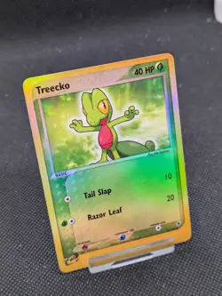 Treecko Reverse Holo 76/109 EX Ruby & Sapphire Pokemon Card NM - Image 2