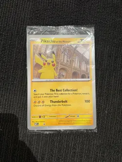 Pikachu At The Museum Pokemon Card - Image 1