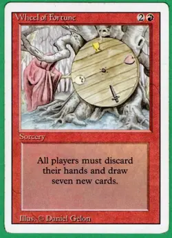 MTG Wheel of Fortune (Revised) DMG - Image 1