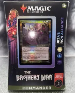 Factory Sealed MTG The Brothers War URZA'S IRON ALLIANCE Commander Deck - Image 1