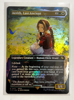 MTG – Final Fantasy – Aerith, Last Ancient Chocobo Track Foil - Rare 0471 - Image 1