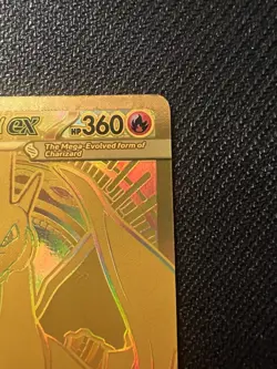 Mega Charizard Y EX – 294/217 – Gold Full Art – Pokemon Card - Image 4