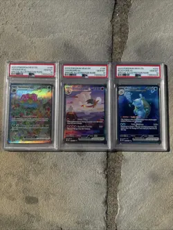 Pokemon S&V 151 PSA 10 Venusaur 198 Charizard 199 Blastoise 200 SEQUENTIAL Eng - Image 1