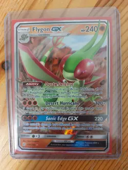 Pokemon TCG Flygon GX Cosmic Eclipse 110/236 Holo Ultra Rare - Image 1