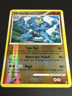 Machamp 31/130 Diamond & Pearl Stormfront Reverse Holo Rare Pokemon TCG LP/NM - Image 2