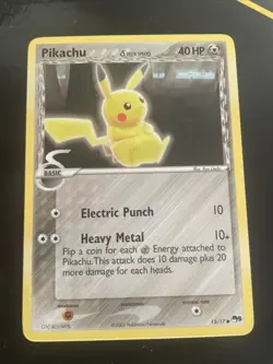 POKEMON PROMO POP SERIES 5 PIKACHU 13/17 RARE NEAR MINT - Image 1