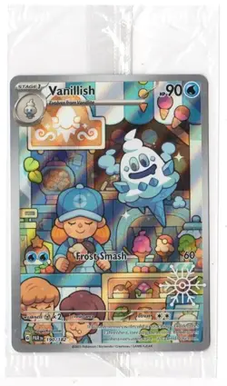 Vanillish 190/182 2025 Holiday Calendar Stamped SEALED Promo Pokemon NM - Image 1