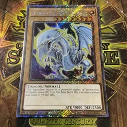Blue-Eyes White Dragon - RA04-EN108 - M/NM - Platinum Secret Rare Yugioh - Image 1