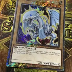Blue-Eyes White Dragon - RA04-EN108 - M/NM - Platinum Secret Rare Yugioh - Image 3