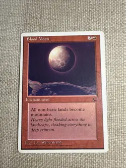 Magic the Gathering Chronicles 1995 Blood Moon LP - Image 1