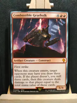 Combustible Gearhulk - Final Fantasy Commander - Mythic - NM (see pics) MTG - Image 1