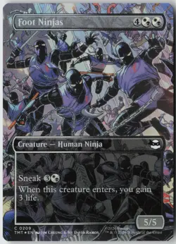 Foot Ninjas (Borderless) (209) - Foil - Teenage Mutant Ninja Turtles (TMT) - NM - Image 1