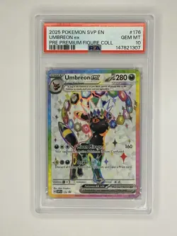 PSA 10 Umbreon ex SVP176 Scarlet & Violet Promo Card Holo Prismatic Pokemon Mint - Image 1