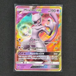 Mewtwo GX - 39/73 - Ultra Rare - Shining Legends - Pokemon Card - VLP - Image 2
