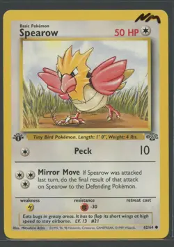 Spearow 1. Edition | Jungle 62/64 | Pokemon Karte EN NM Habitak 1999 - Image 5