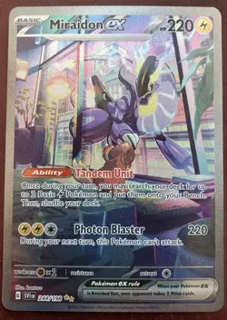 Pokemon TCG Miraidon ex 244/198 Scarlet & Violet Base Set - Image 1