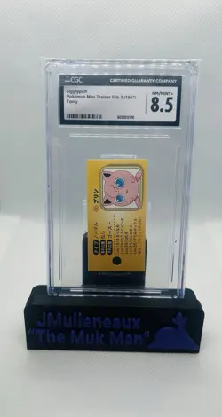 1997 Pokemon Jigglypuff Mini File Trainer Part 3 CGC 8.5 - Image 1