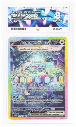 Pokemon TCG -Terapagos EX 170/142 Stellar Crown SIR-ACE 9 SEALED (FLASH SALE🔥) - Image 1