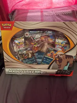 Pokemon TCG Mabosstiff ex Collection Box – Brand New & Factory Sealed - Image 1
