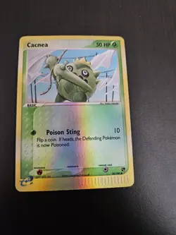 Pokemon TCG Cacnea 58/100 Sandstorm Reverse Holo LP - Image 1