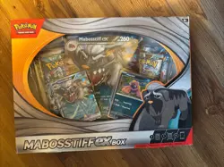 Pokemon TCG - Mabosstiff Ex Box - w/ 4 Booster Packs - Promo - Sealed New - Image 1